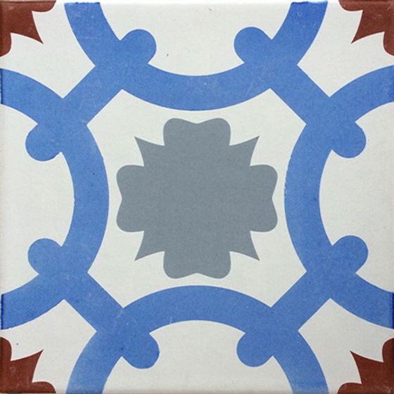 Modern Ipie Tile 200x200-202026 in Blue and Black