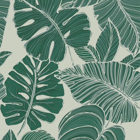 Lush Green Jungle 3D model for Modern Decor
