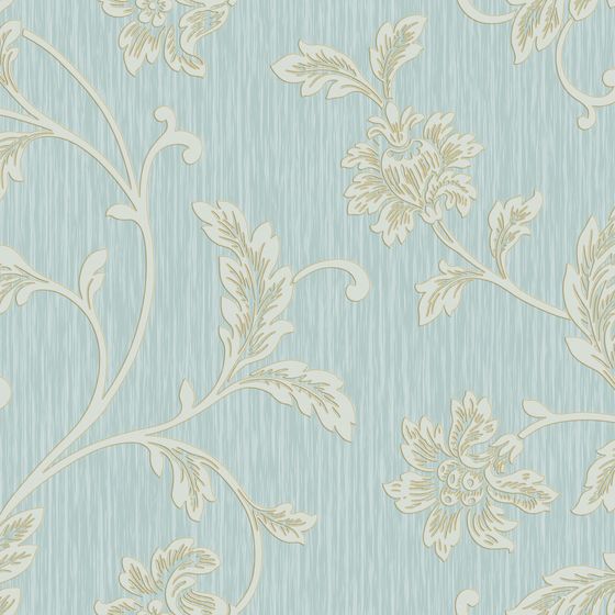 Victorian Floral Wallpaper 3D model