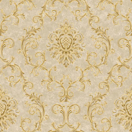 Royal Scrollwork Wallpaper 3D model