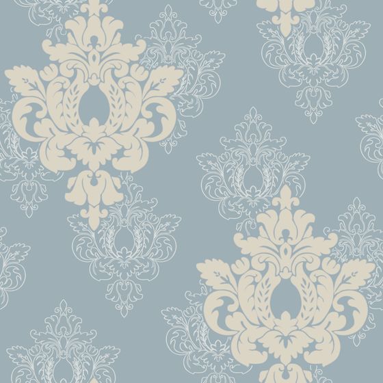 Elegant Damask Wallpaper 3D Model