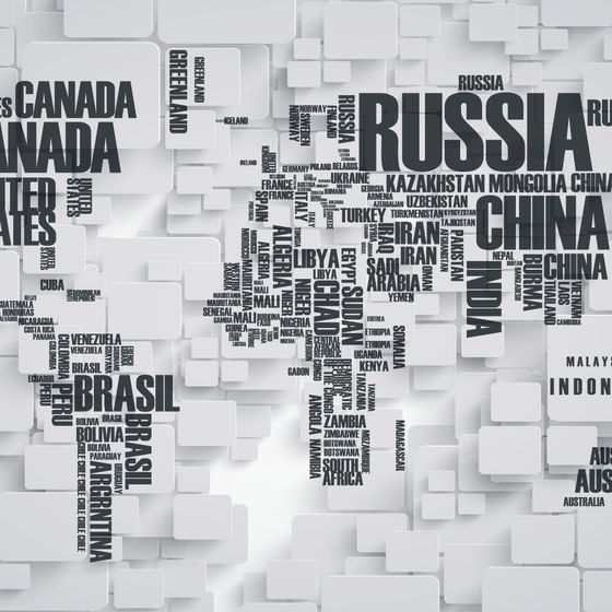 Stunning 3D World Map Model