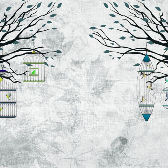 Creative Winter Birdcage 3D Model for Unique Projects