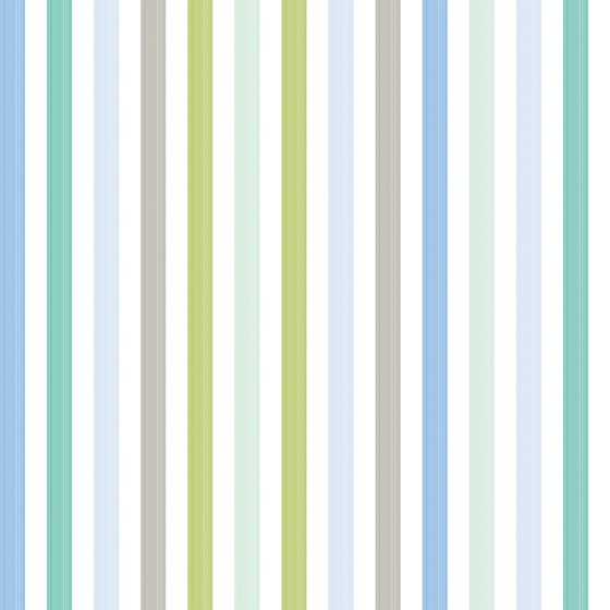 Vibrant Striped Wallpaper 3D model