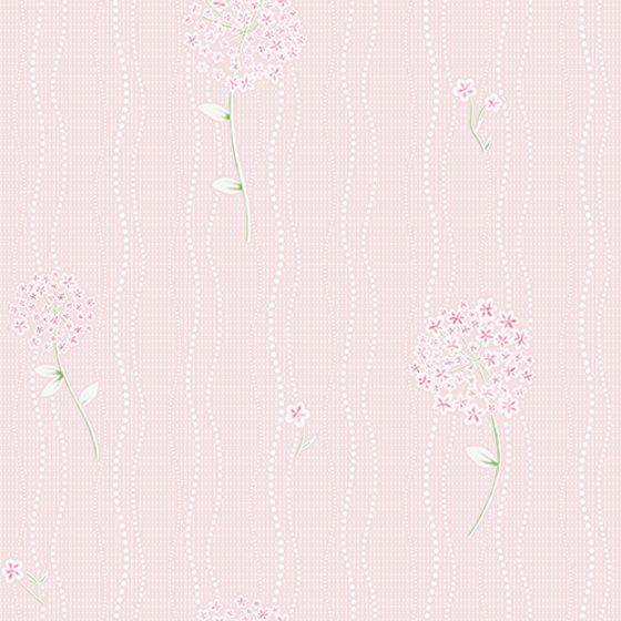 Dreamy Floral Wallpaper 3D Model