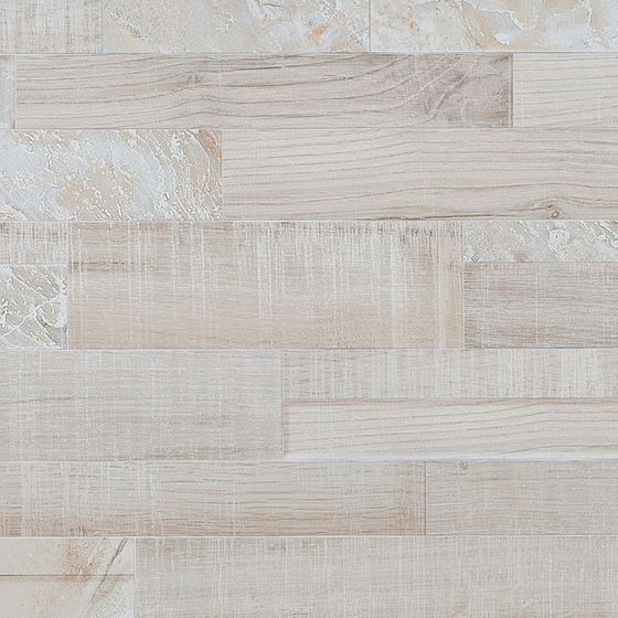 Natural Aesthetic Light Wood Effect Tile 3D model