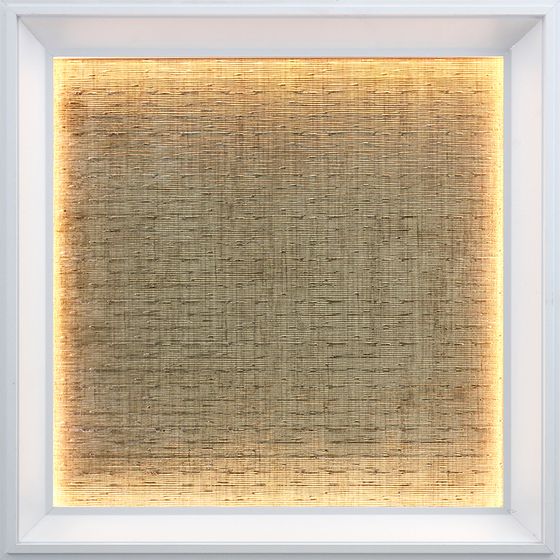 Exquisite Grass-Woven Window Panel 3D model