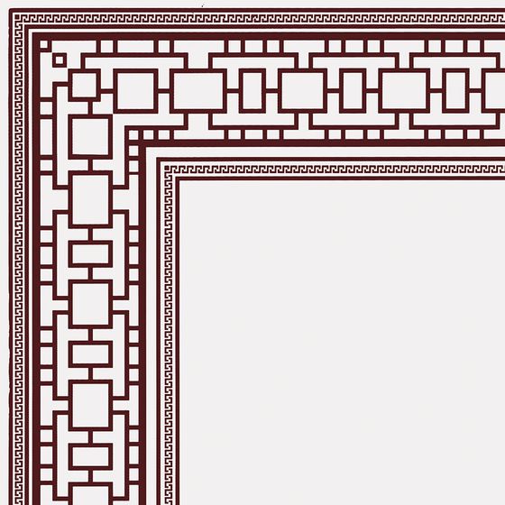Chinese Window Frame 3D model