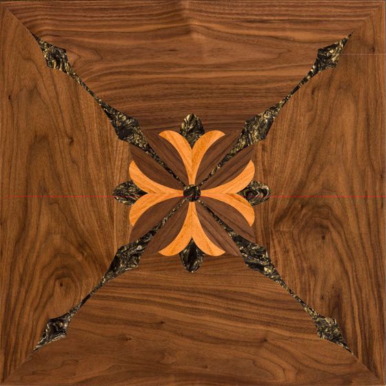Wooden Mosaic Flooring 3D model