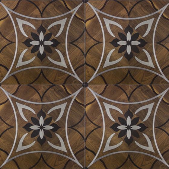 Stylish Low-Poly Floor Pattern 3D model for Creative Spaces