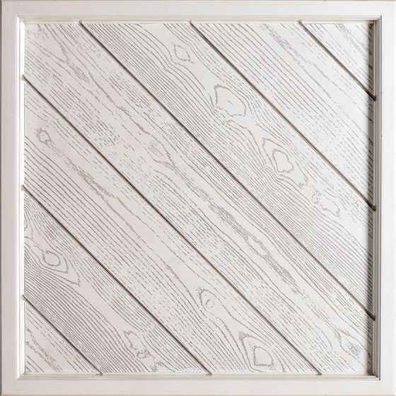 Realistic Wood Grain Panel Wall 3D model