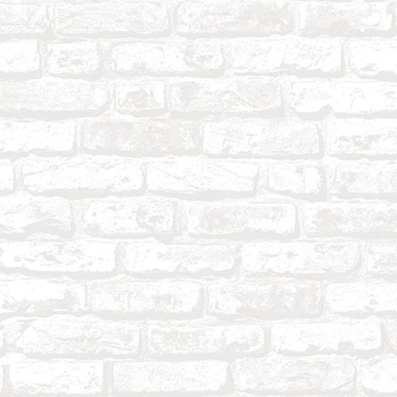 Detailed White Brick Wall 3D model
