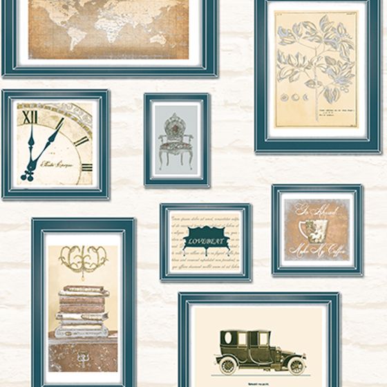 Vintage Gallery Wall 3D model