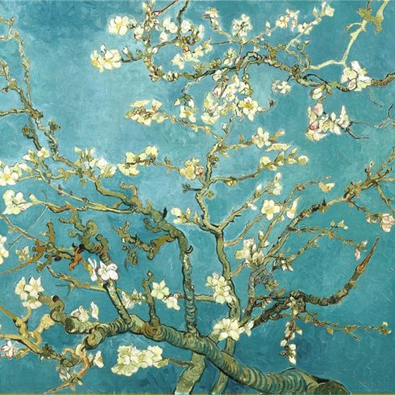 Blossoming Apricot Tree 3D model Inspired by Van Gogh