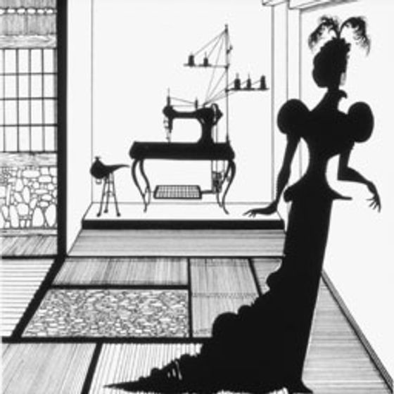 Sewing Room Silhouette 3D model for Creative Projects
