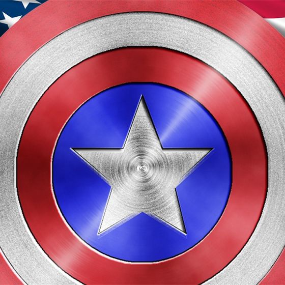 Captain America Shield 3D model