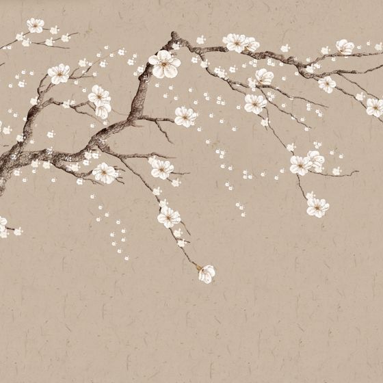 Low Poly Plum Blossom Tree 3D model