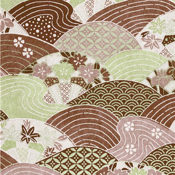 Wafting Fan-Pattern Carpet 3D model