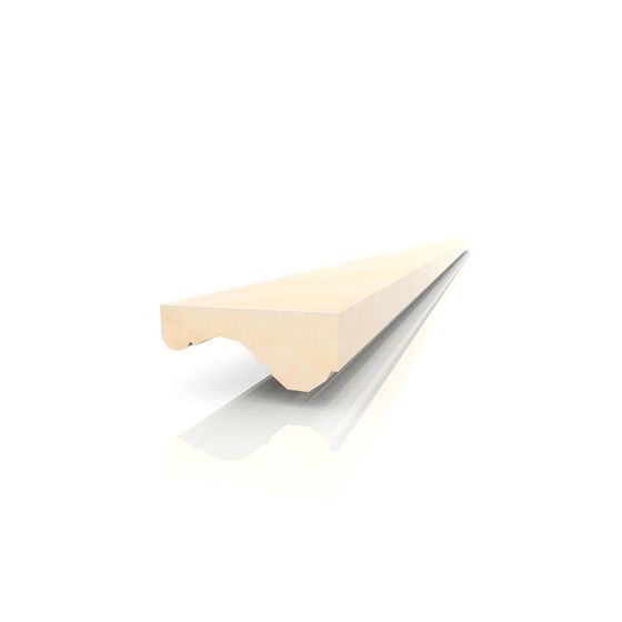 Elegant Wooden Skirting Board 3D model