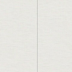 White textured wallpaper roll with vertical seam detail on white background