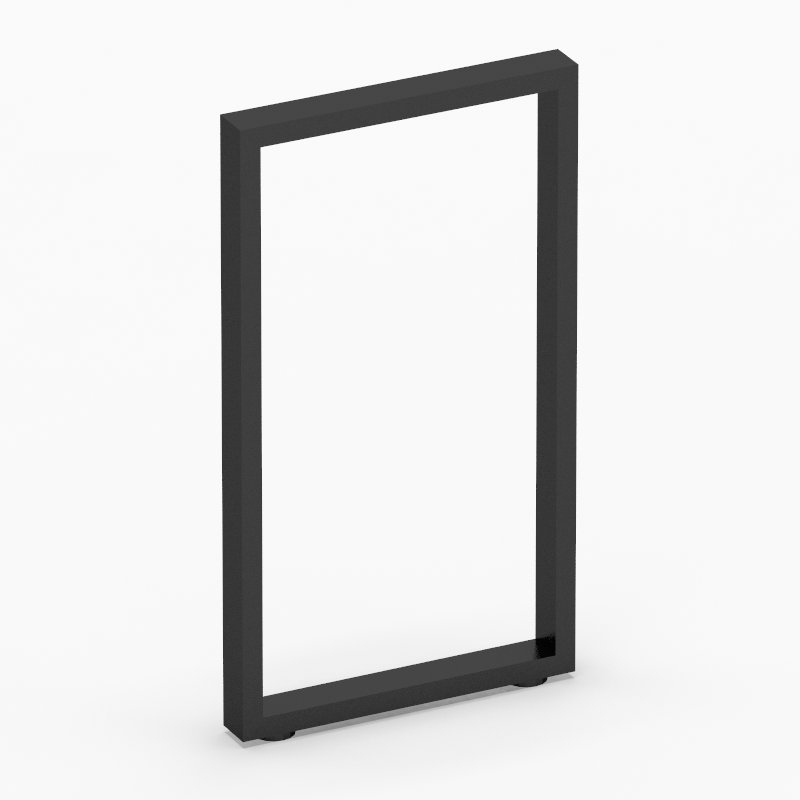 Square metal scaffold