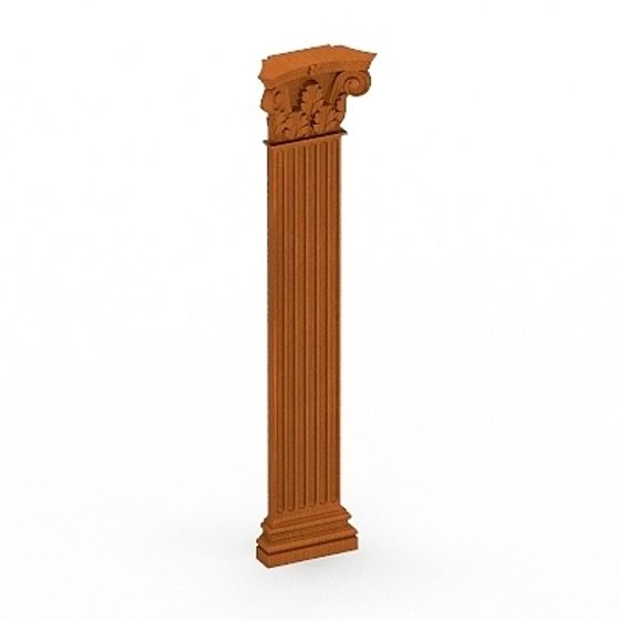 Stunning Roman Column 3D Model