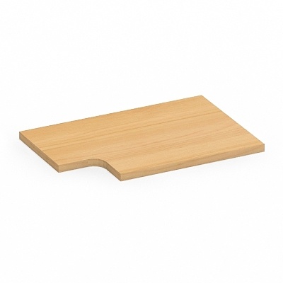 Corner chamfered Slab-Front left