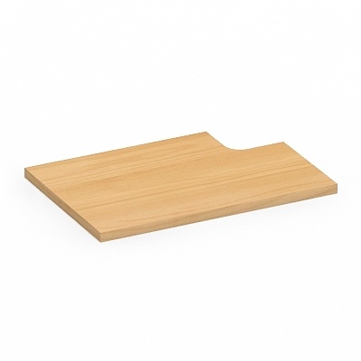 Corner chamfered Slab-back right