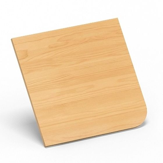 Natural Wood Grain Tabletop 3D model