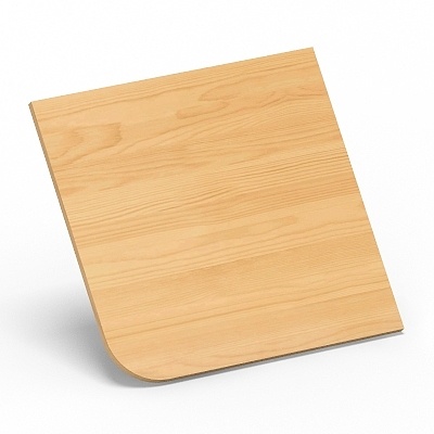 Obliquely laminated plate-lower left