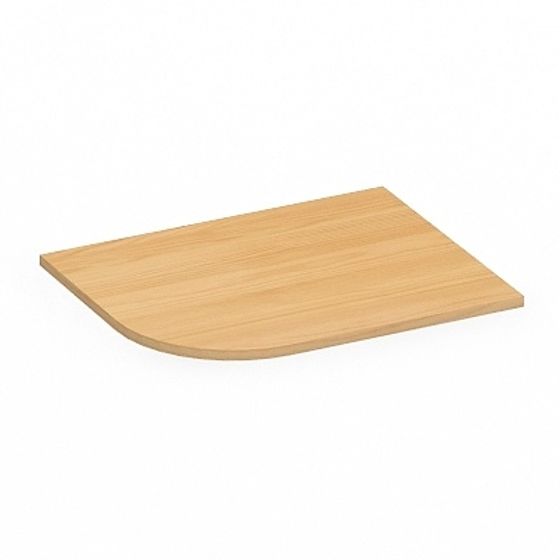 Curved Wooden Table 3D model