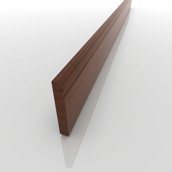 Elegant Wood Molding 3D Model