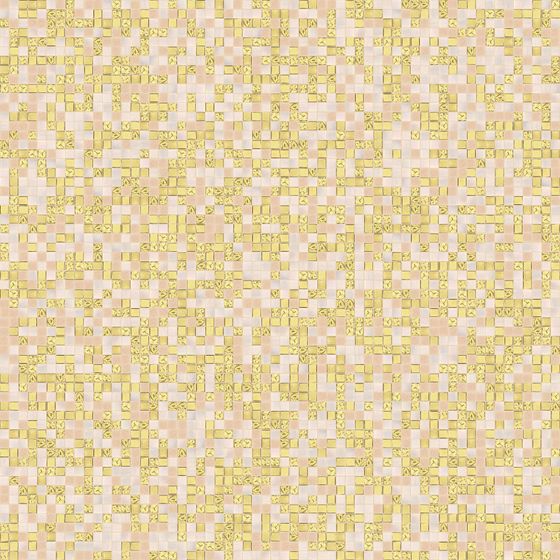 Yellow Mosaic Ceramic Material