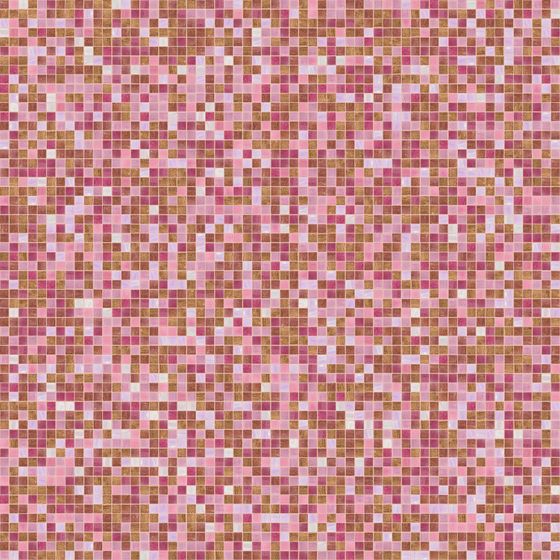 Red Mosaic Ceramic Soft Material 3D Model