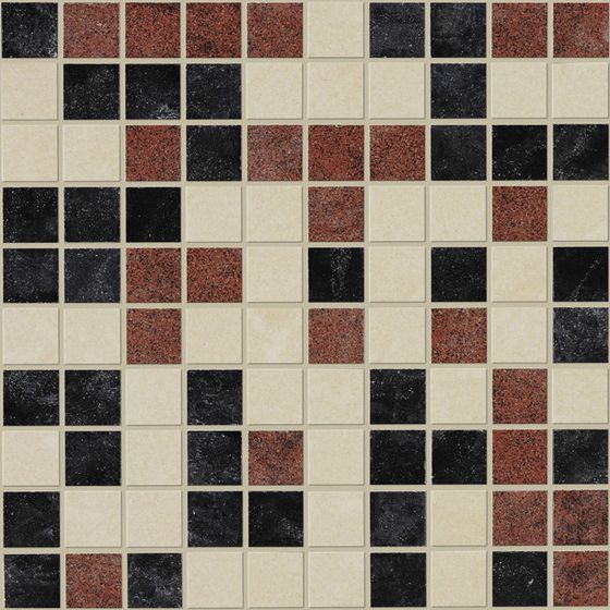 Mosaic-Ceramic-035 3D Model in Earth Color
