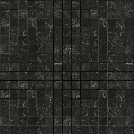 Stylish Black Mosaic Material 3D Model