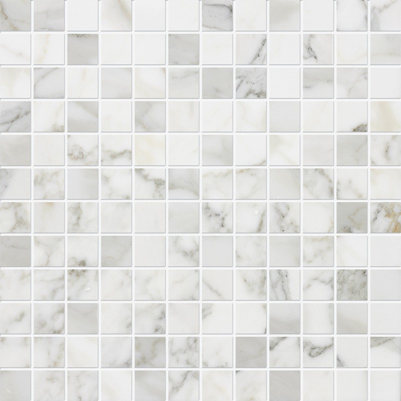 Mosaic-white stone mosaic