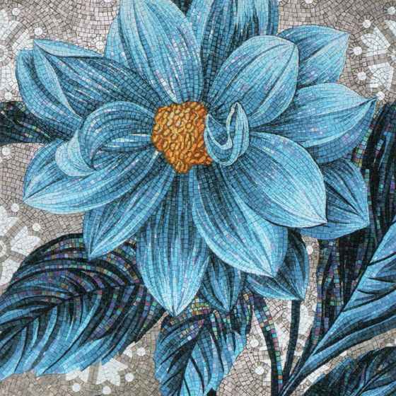 Avant garde Mosaic,Concretes,Blue