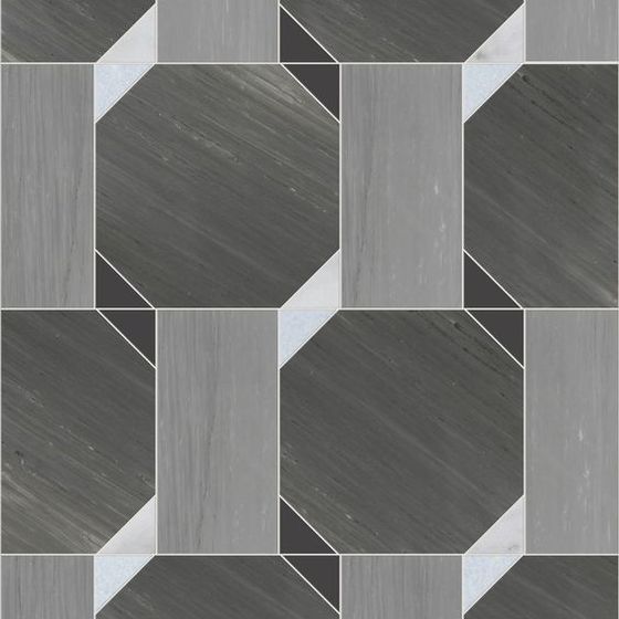Gray Mosaic Ceramic 3D Model for Interior Design