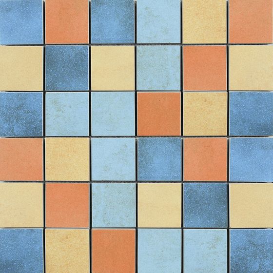 Stylish Blue Mosaic (6) 3D Model for Soft Decor