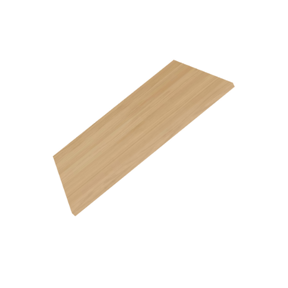 Realistic Wooden Sloped Board 3D model