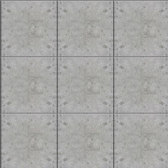 Cement Floor Tile 3D Model in Concrete Design