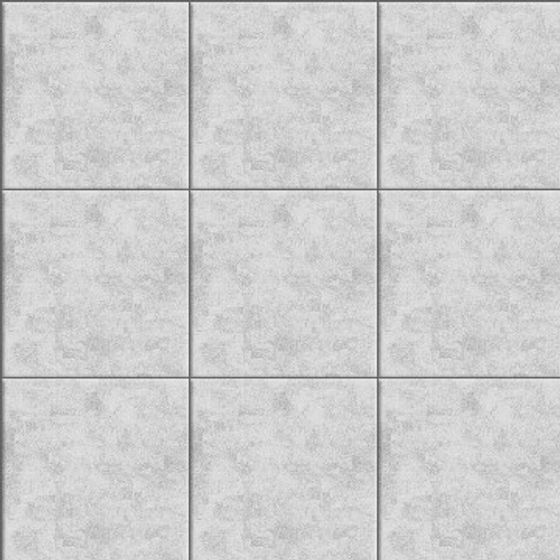 Cement Floor Tile 3D Model in Gray