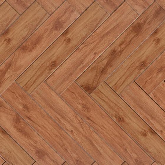 Herringbone Tile 3D Model in Black and Earth Color
