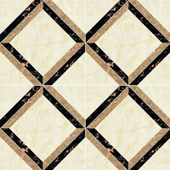 Stylish Vintage Tile Floor 3D model