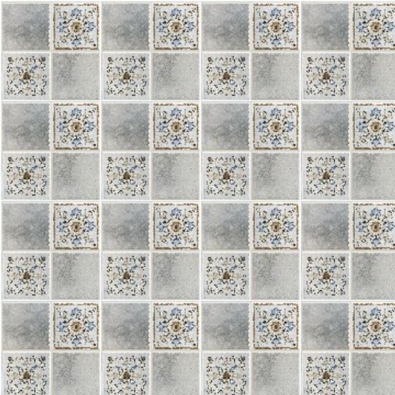 Vintage Floral Tile 3D model for Stylish Interiors