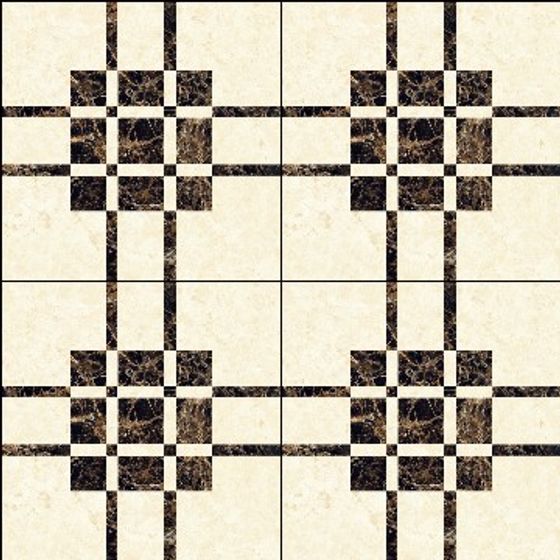 Elegant Checkerboard Floor 3D model for Interior Spaces