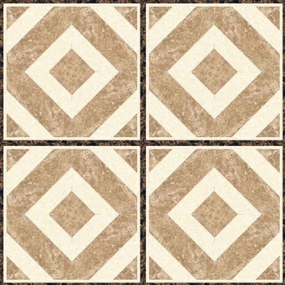 Charming Geometric Tiles Floor 3D model