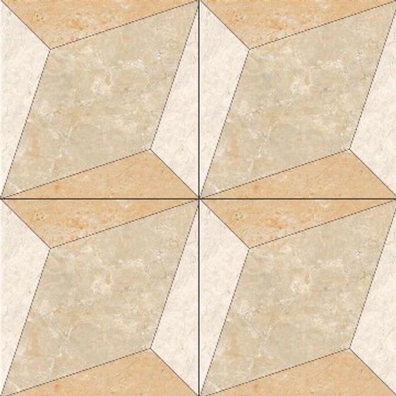 Hexagonal Tiles Floor 3D Model