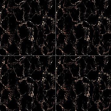 Black gold flower 8293